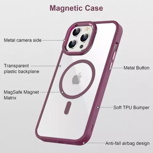 Iphone 14 pro hard protective magsafe case 