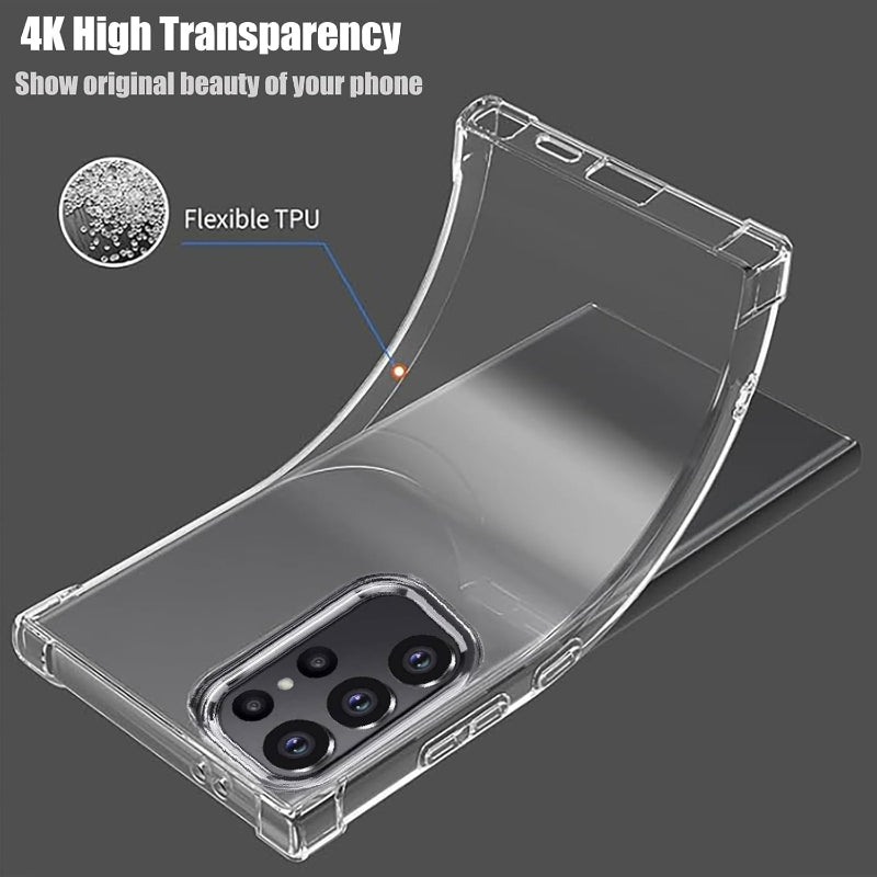 Samsung S23 Ultra clear transparent hard case 