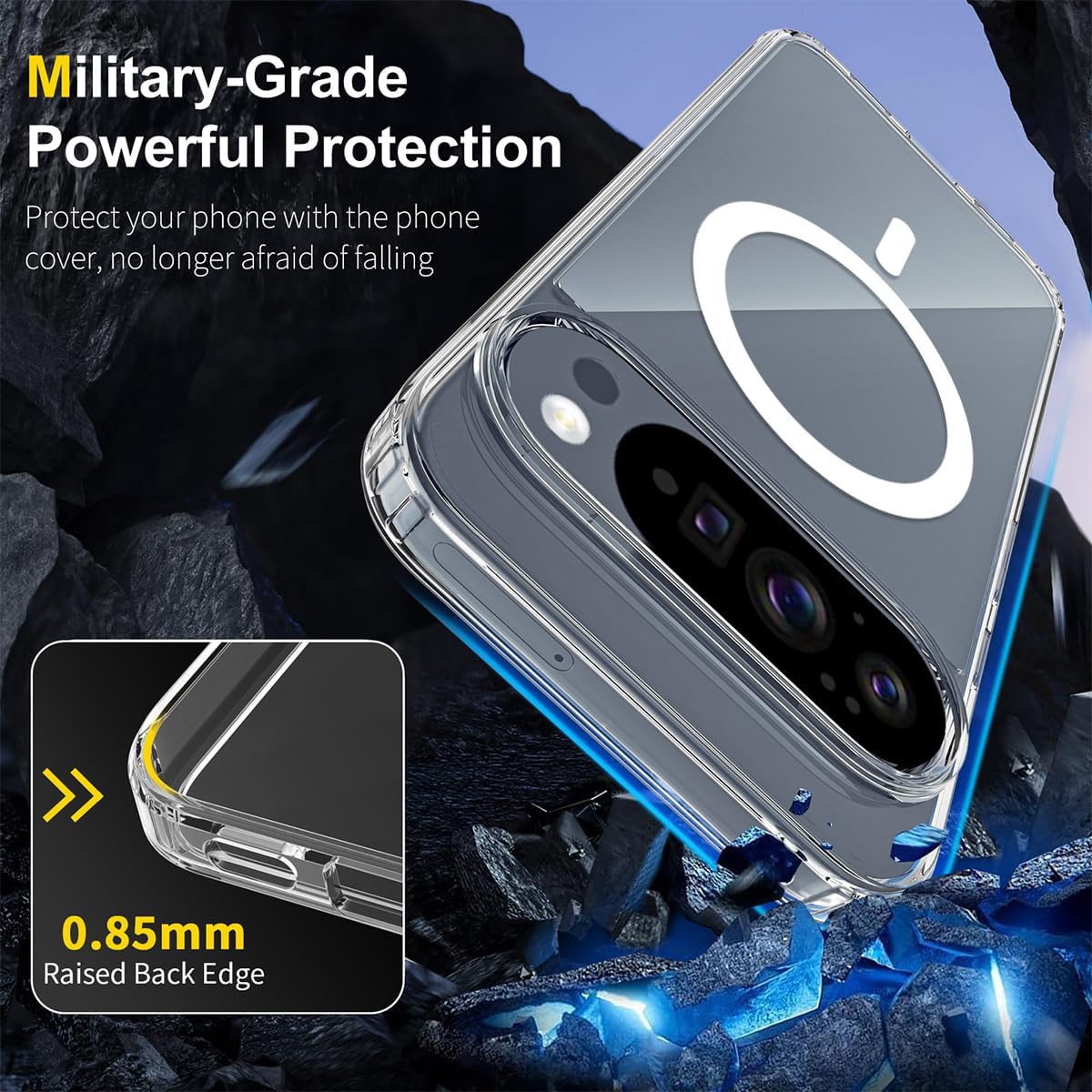 pixel 10 pro xl clear hard case