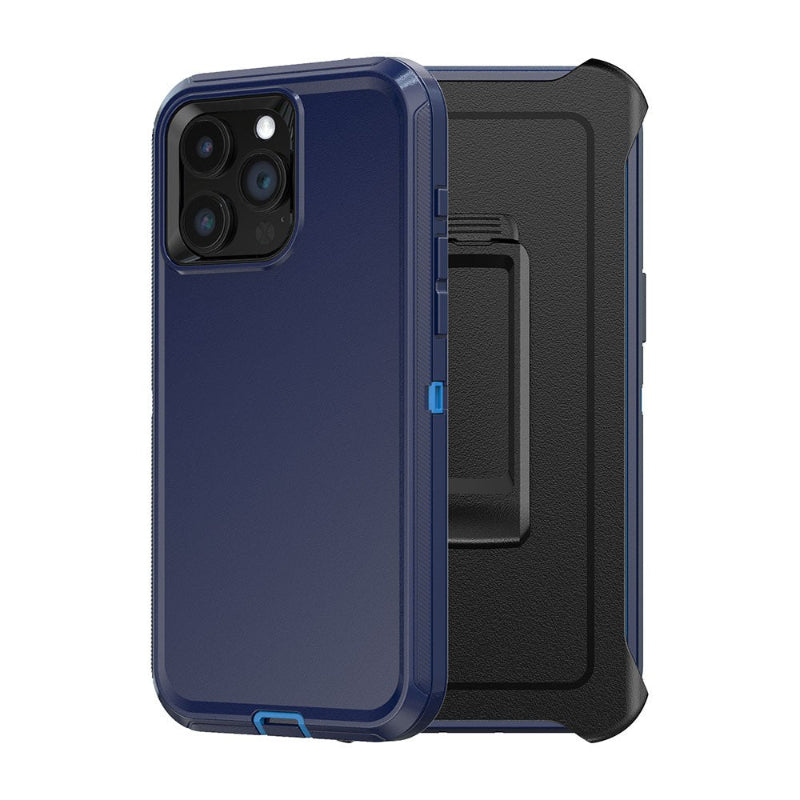 IPhone 15 pro max heavy duty case in navy color 