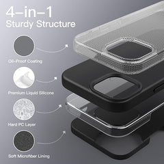 For IPhone 15 Pro Silicone Case - Mercury (Goospery)