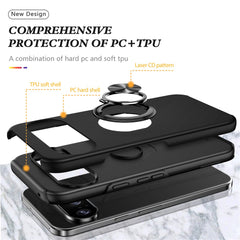 For Google Pixel 10 / 10 Pro Magnetic Ring Stand Shockproof Cover Case