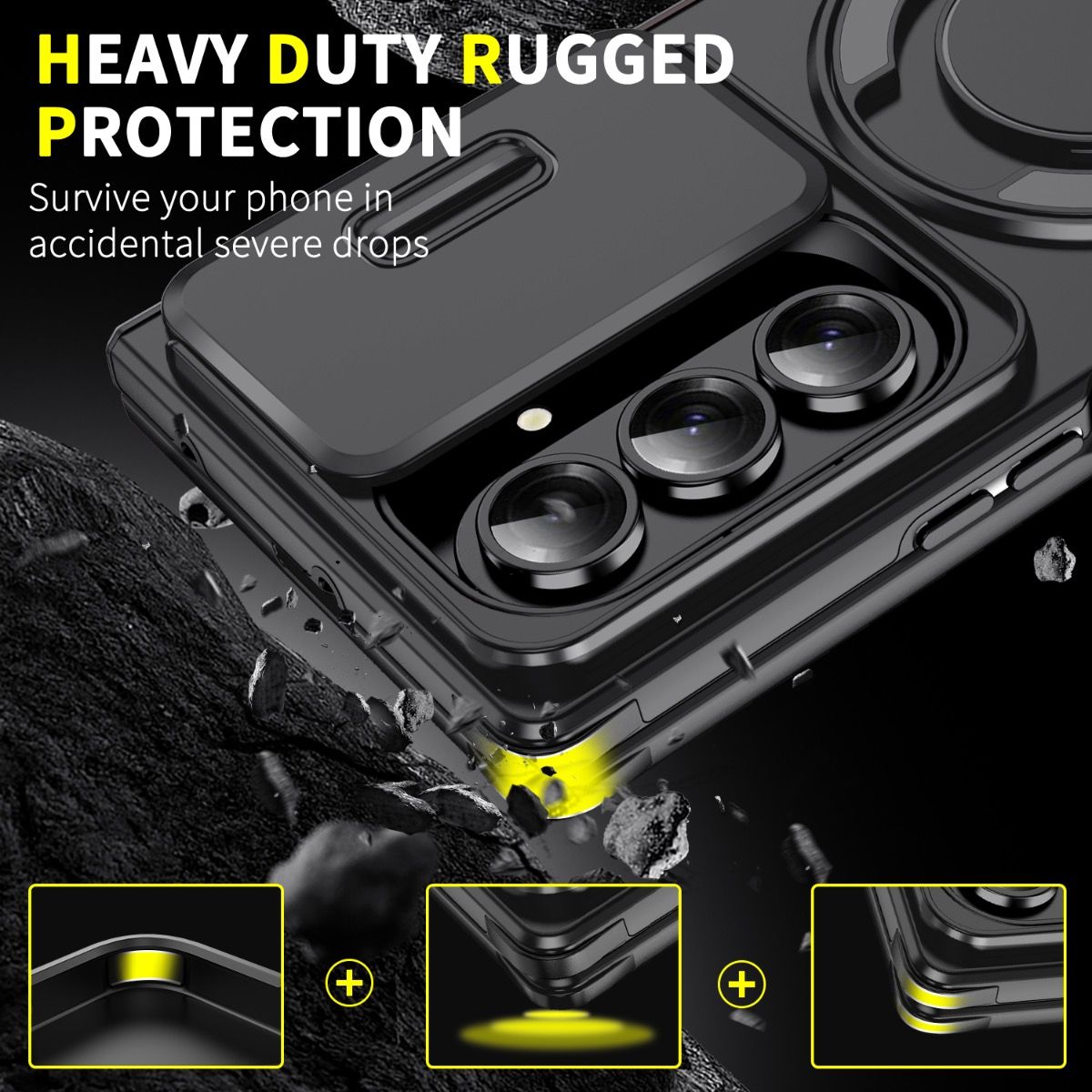 Samsung Z Fold 7 heady duty protective case
