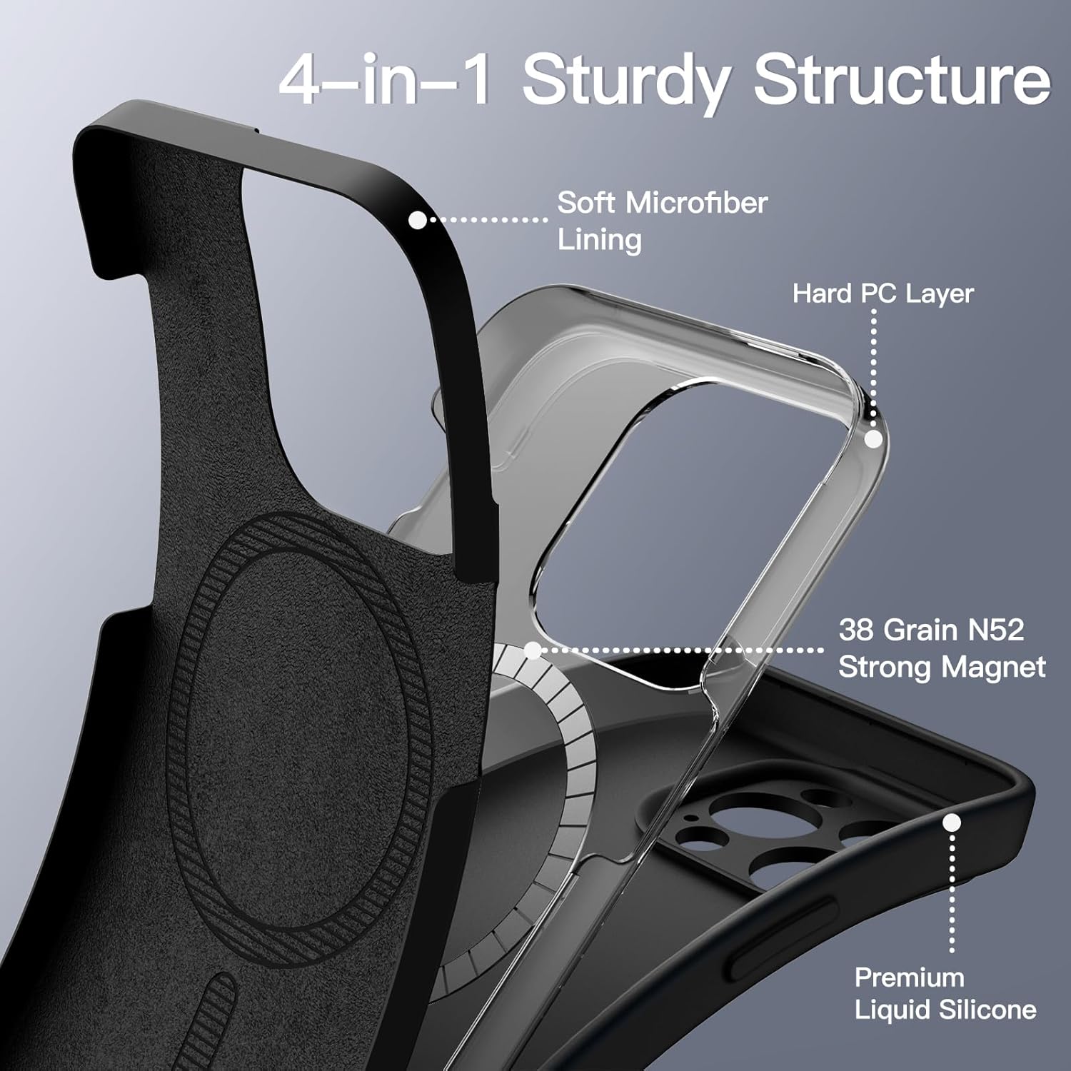 IPhone 14 pro heavy duty silicone cover