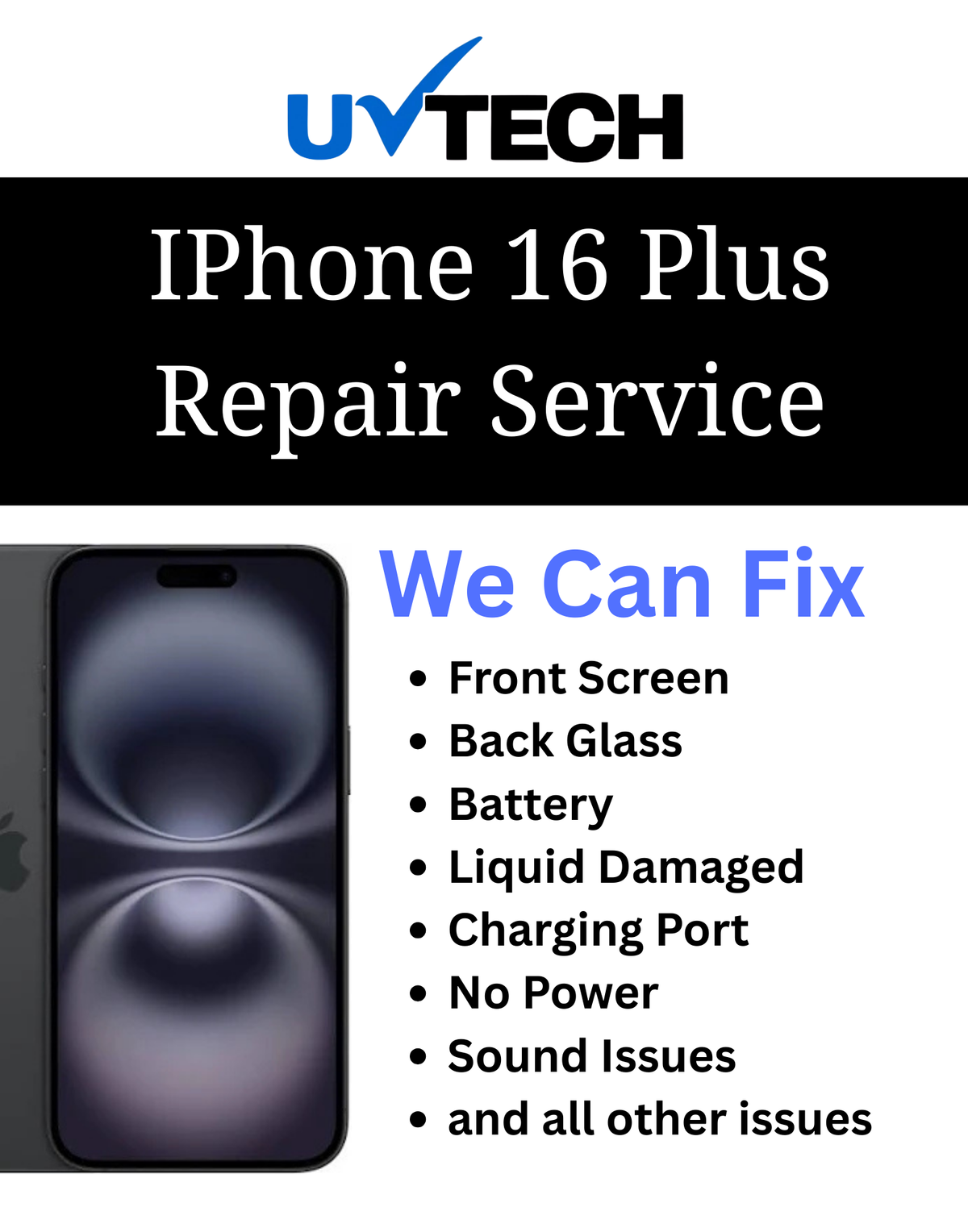 iPhone 16 Plus Repair