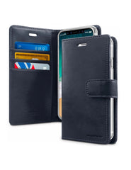 navy flip case for iPhone 16 pro