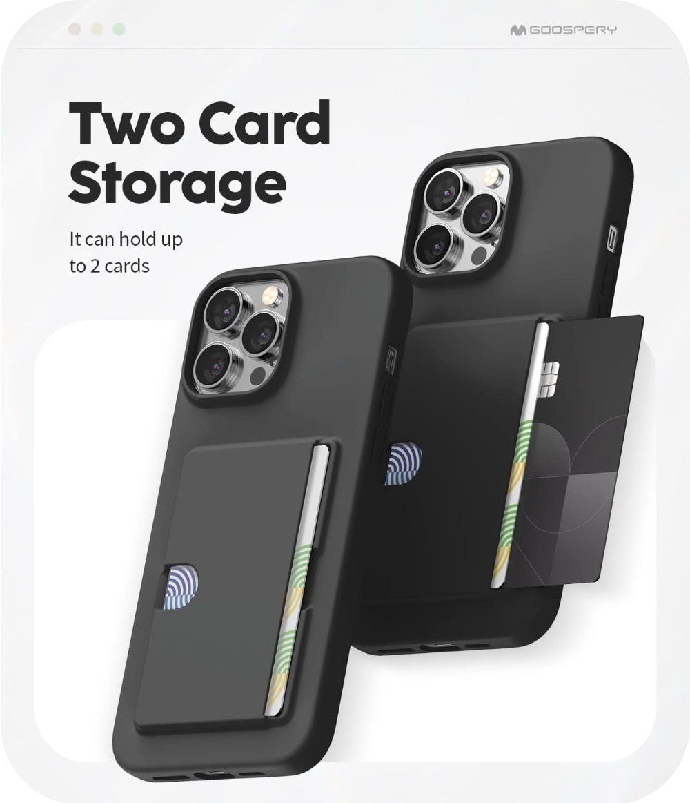 iPhone 16 pro silicon case with card pocket