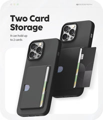 iPhone 16 pro silicon case with card pocket