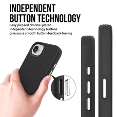independant buttons iPhone 16e / 17e Rhinos Rugged Shockproof Case Cover With Magnetic Ring