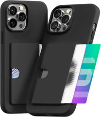 black silicon case for iPhone 16 pro