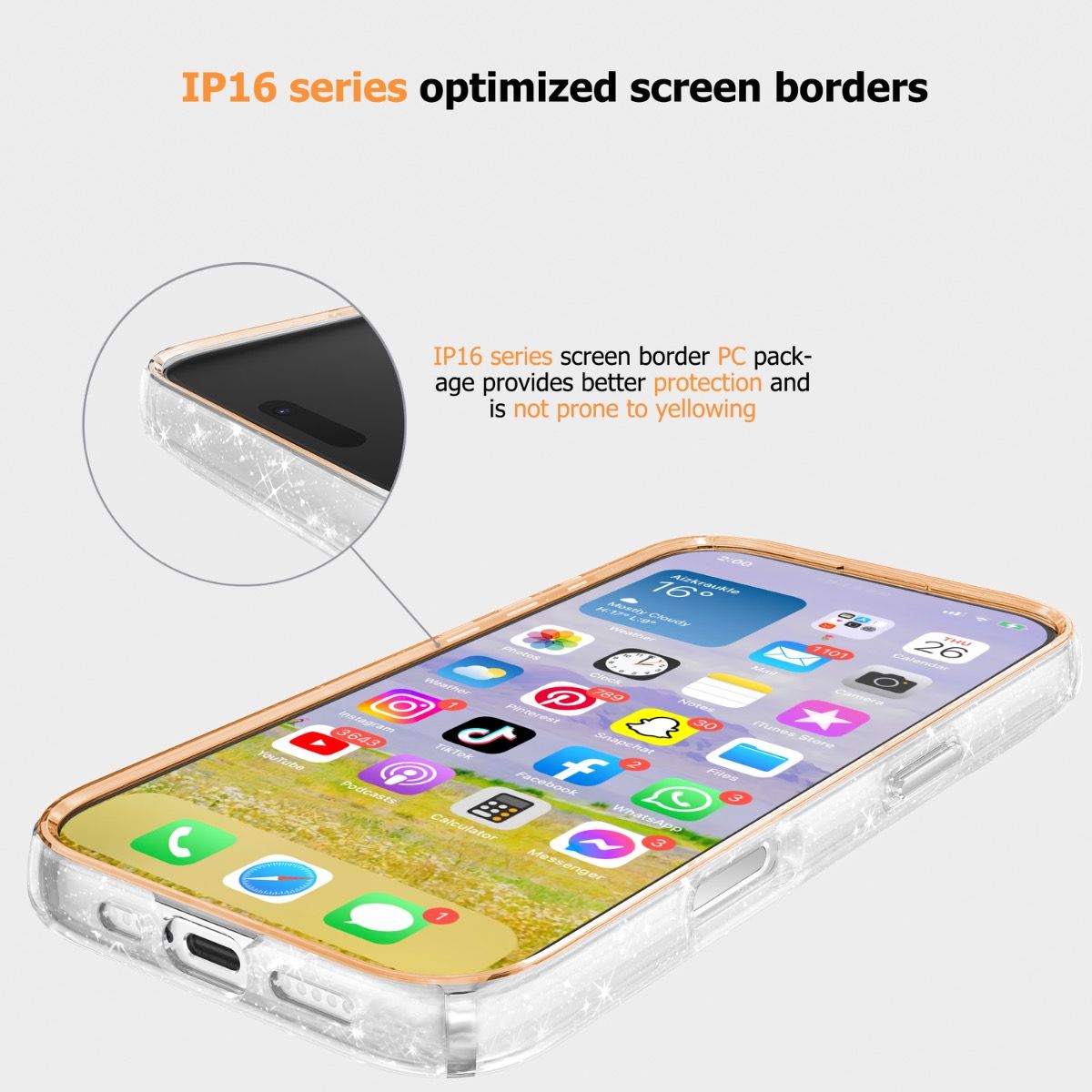 heavy duty case for iPhone 16 pro max