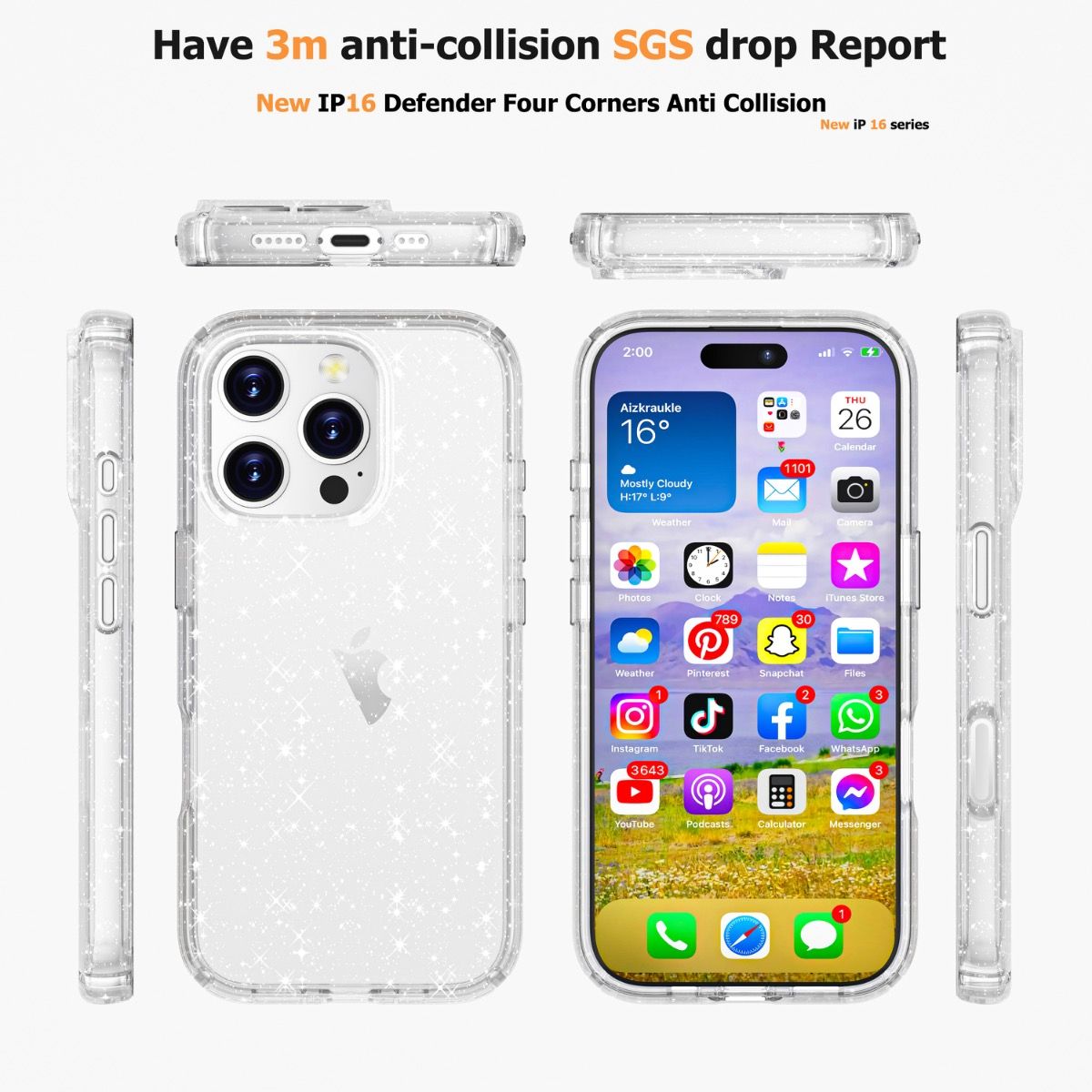 hard case for iphone 16 pro max