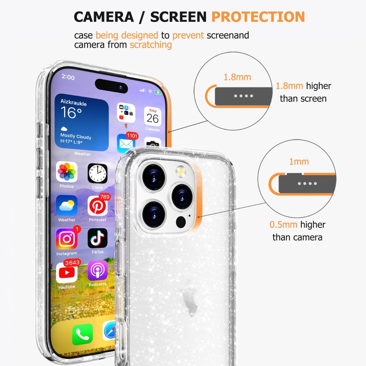 heavy duty case for iPhone 16 pro max