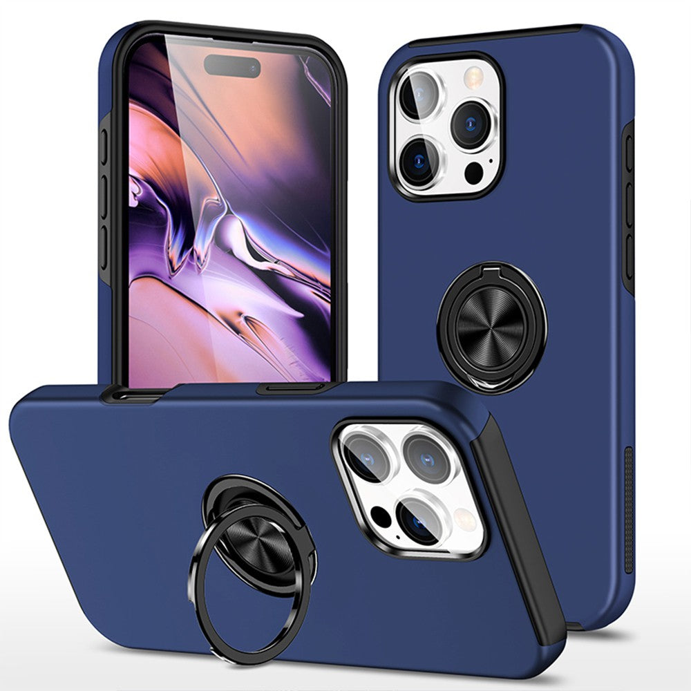 navy ring case for iPhone 16 pro max
