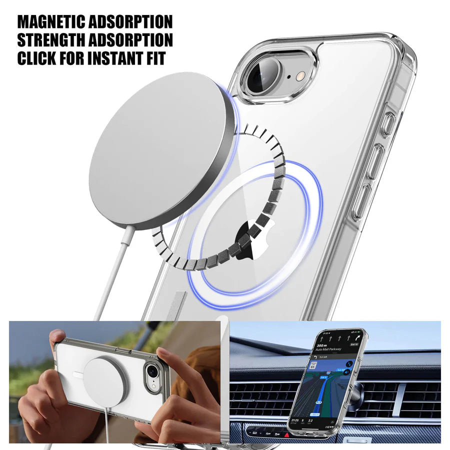 Transparent MagSafe case for iPhone 16e