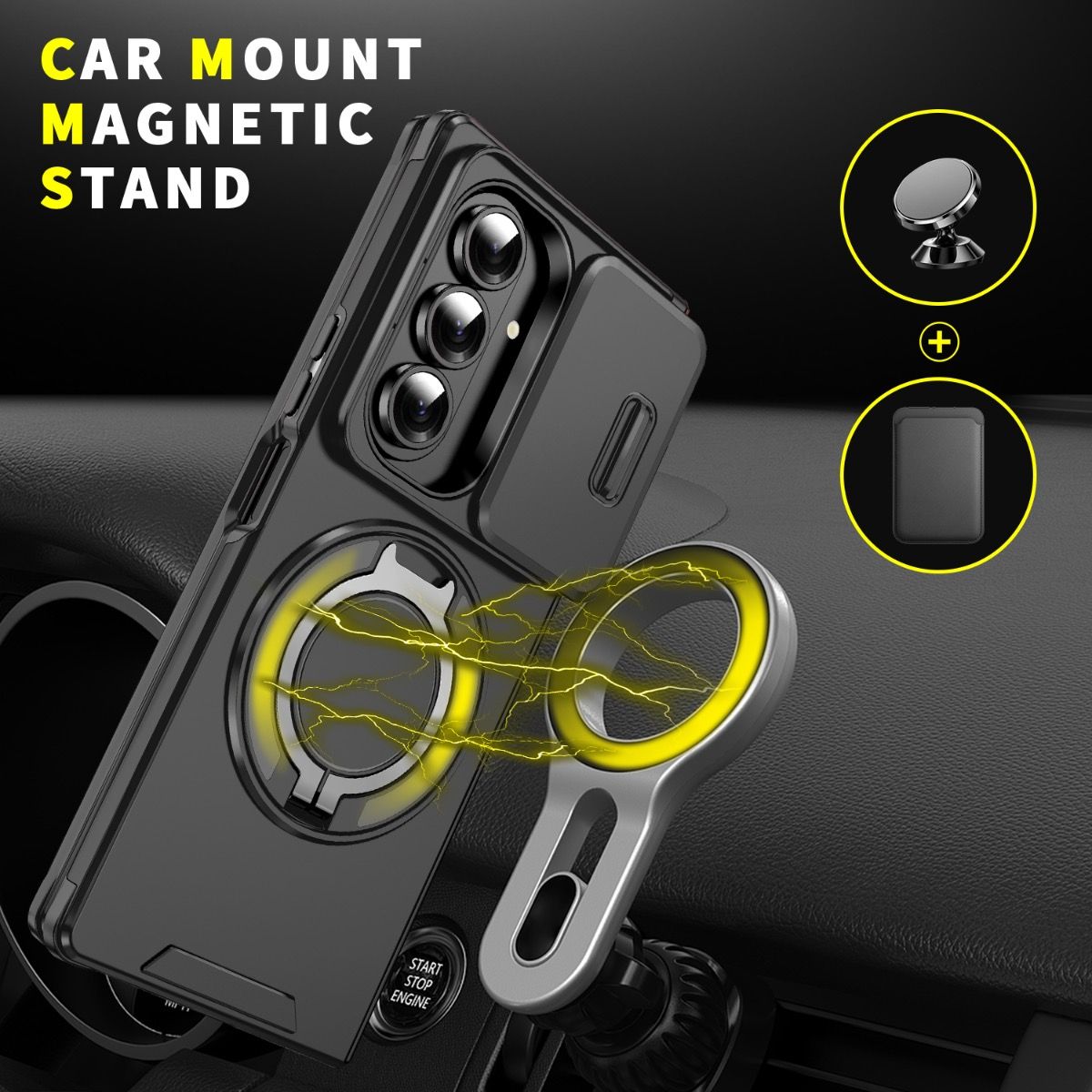 Z fold 7 magntic ring case