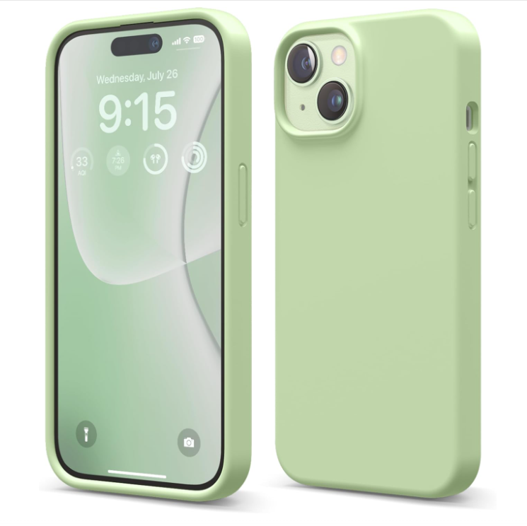 IPhone 15 mint silicone case