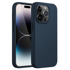 IPhone 14 pro navy silicone case 