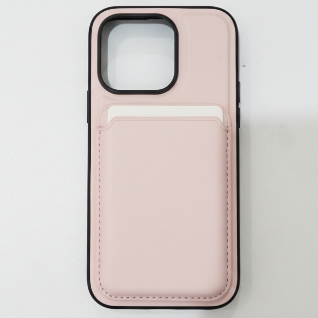 Iphone 15 pro pink card case