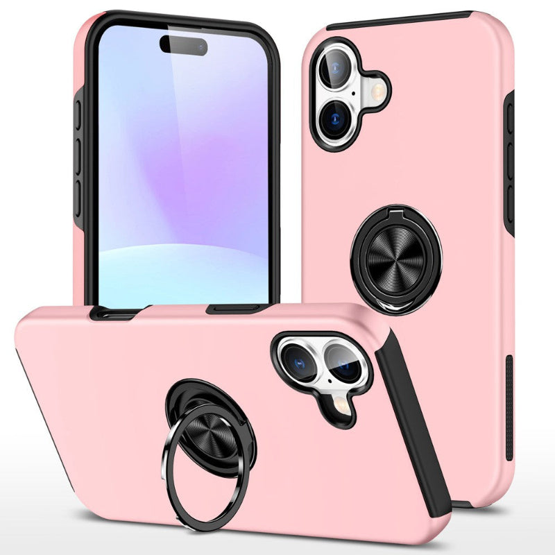 Iphone 17 ring case in pink color