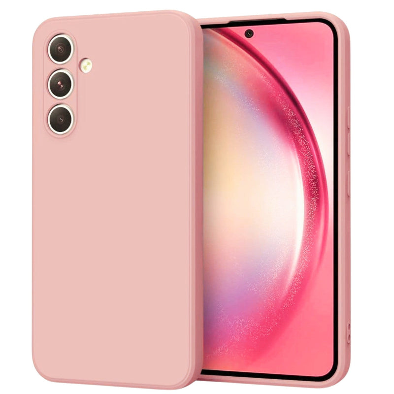 Samsung A25 pink silicone case