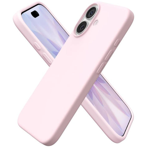 IPhone 16 pink silicone case