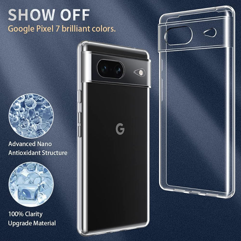 pixel 7a clear silicone case clarity