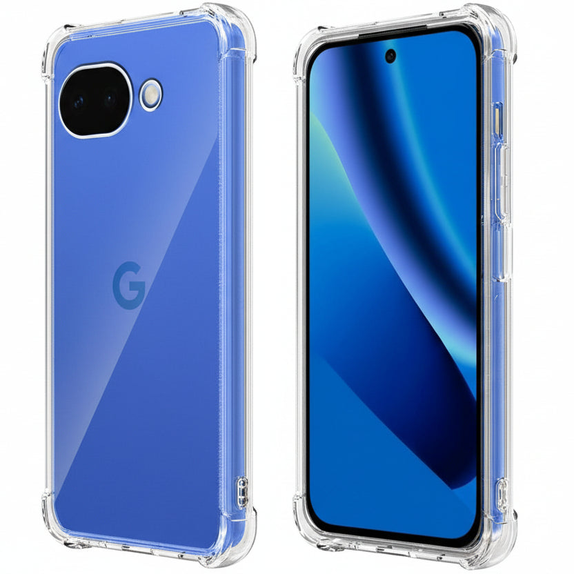 clear hard case for Pixel 10a with bumpers 
