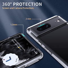pixek 7 a drop protection clear case