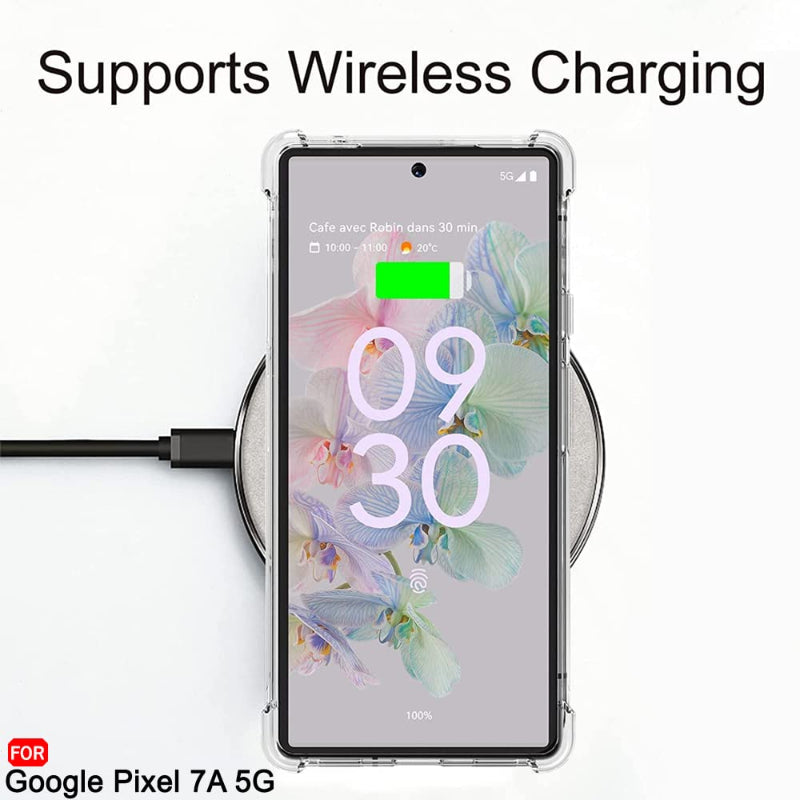 clear wireless charging case pixel 7a
