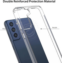  Clear Phone case with TPU and acrylic materials for Galaxy S20 FE