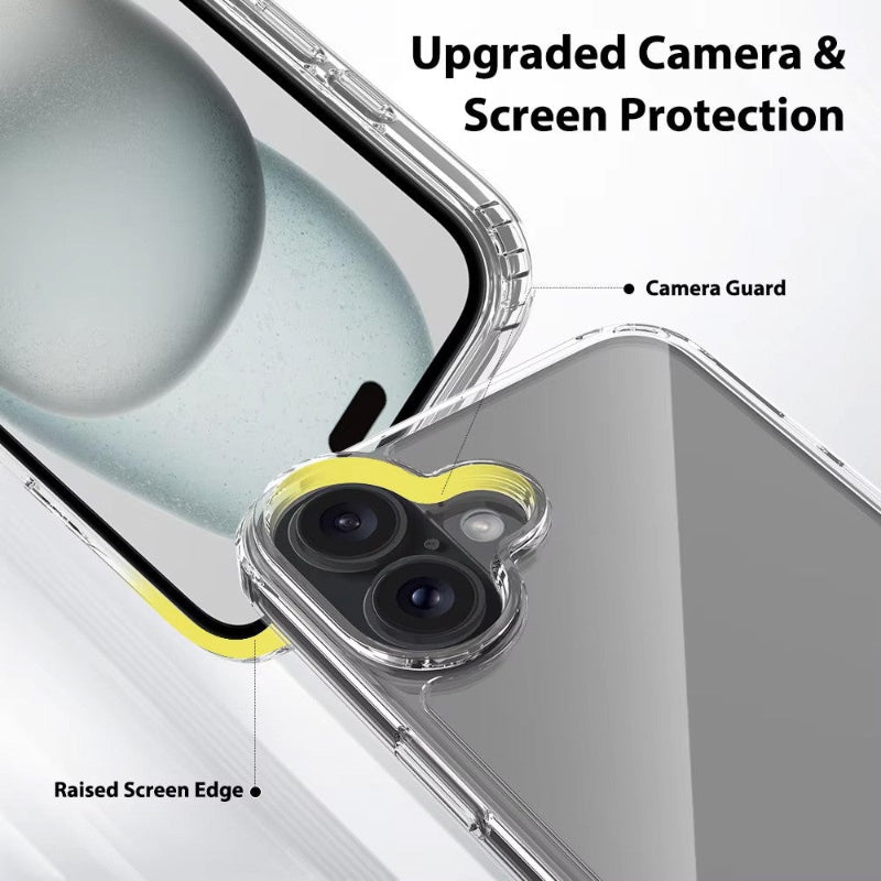 Iphone 16 plus protective clear cases