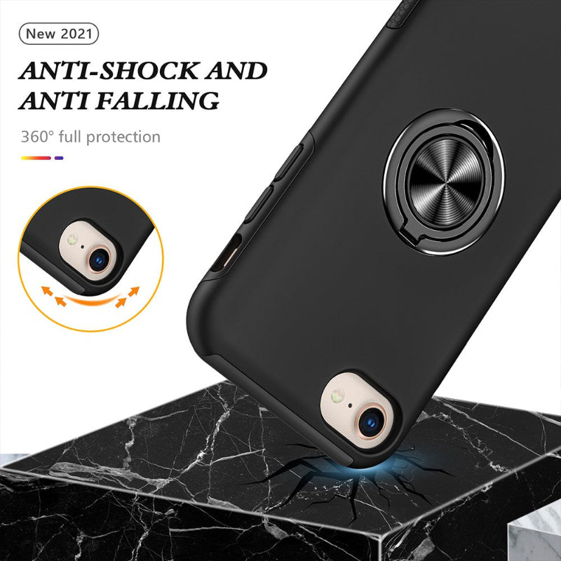 IPhone SE protective case with ring at back
