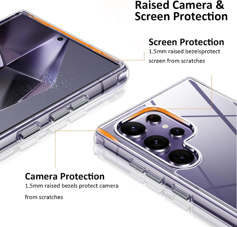 Samsung S24 Ultra clear protective case 