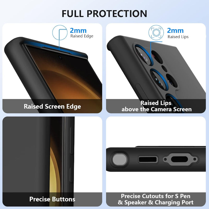 Samsung_S23_ultra protective case in black color
