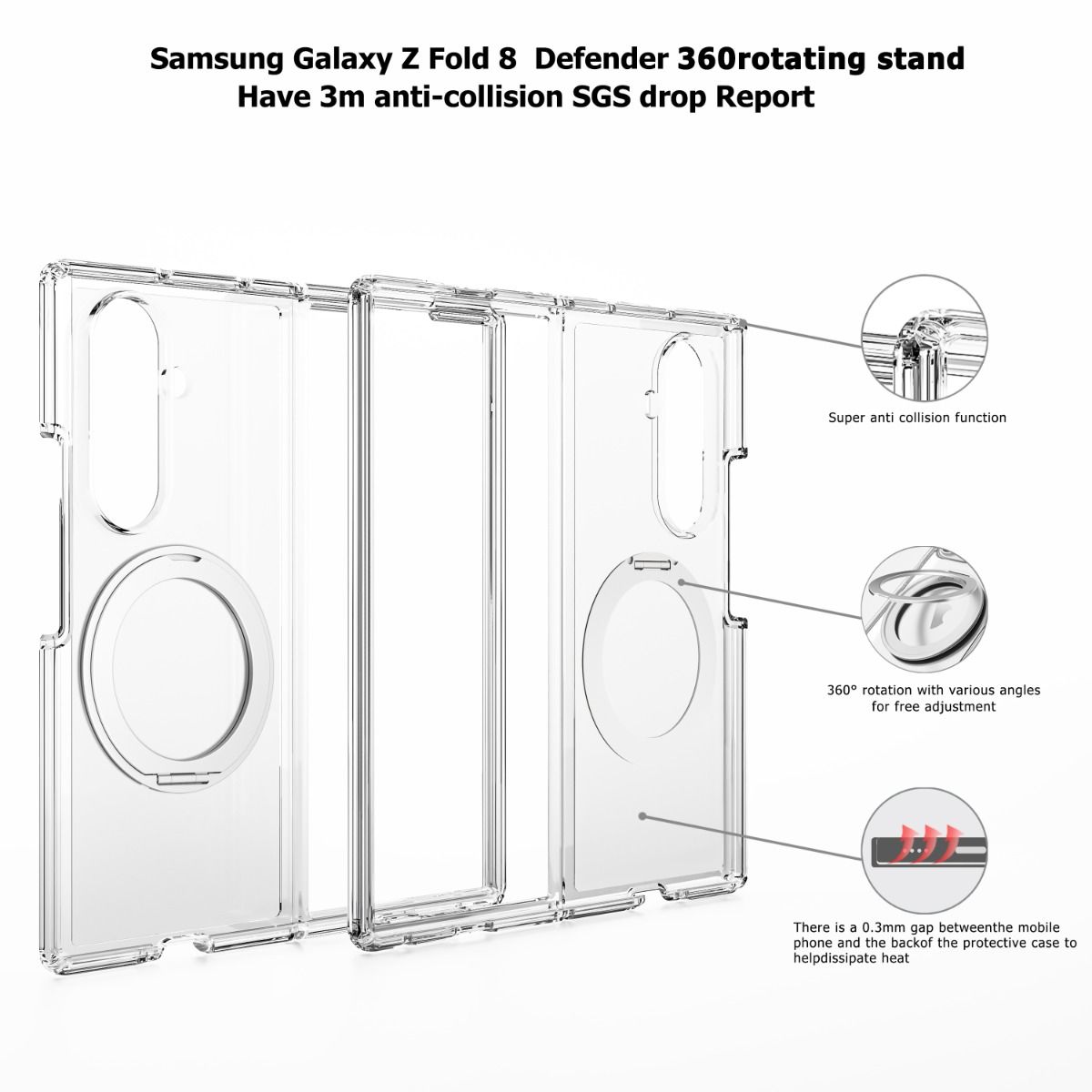Samsung Z Fold8 Ultra protective case