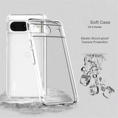 For Pixel 8a BLACKTECH Thick Silicone case - Clear