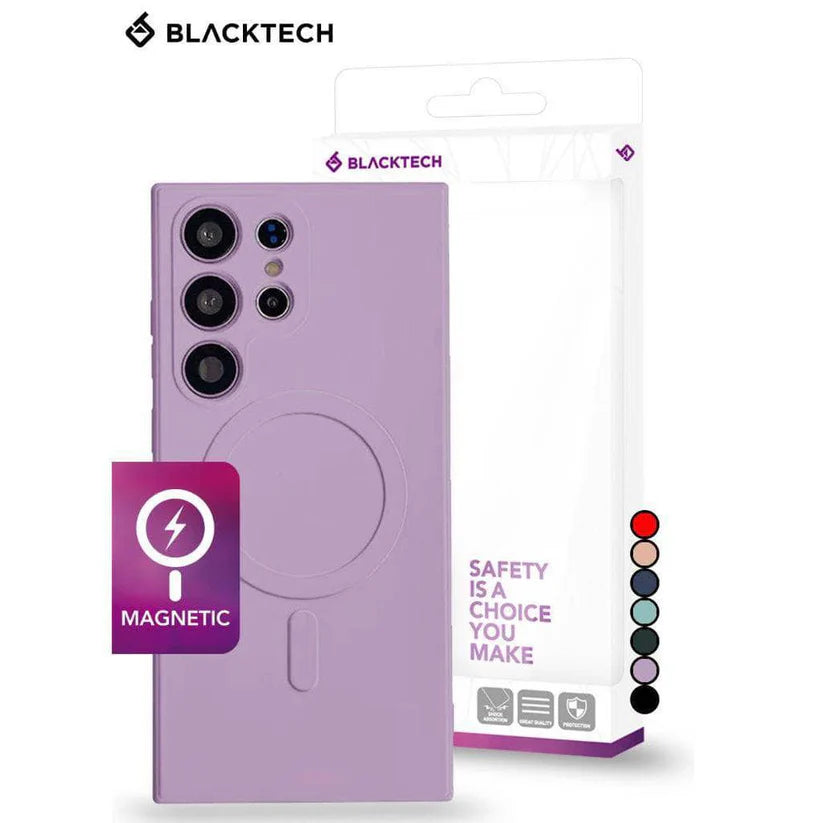 Samsung S24 Ultra purple silicone case 
