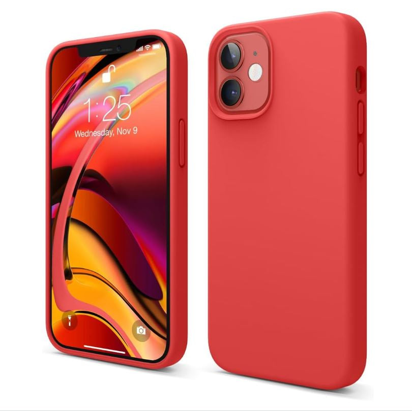 IPhone 12 Mini red silicone case