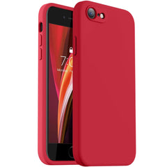 IPhone SE red silicone case