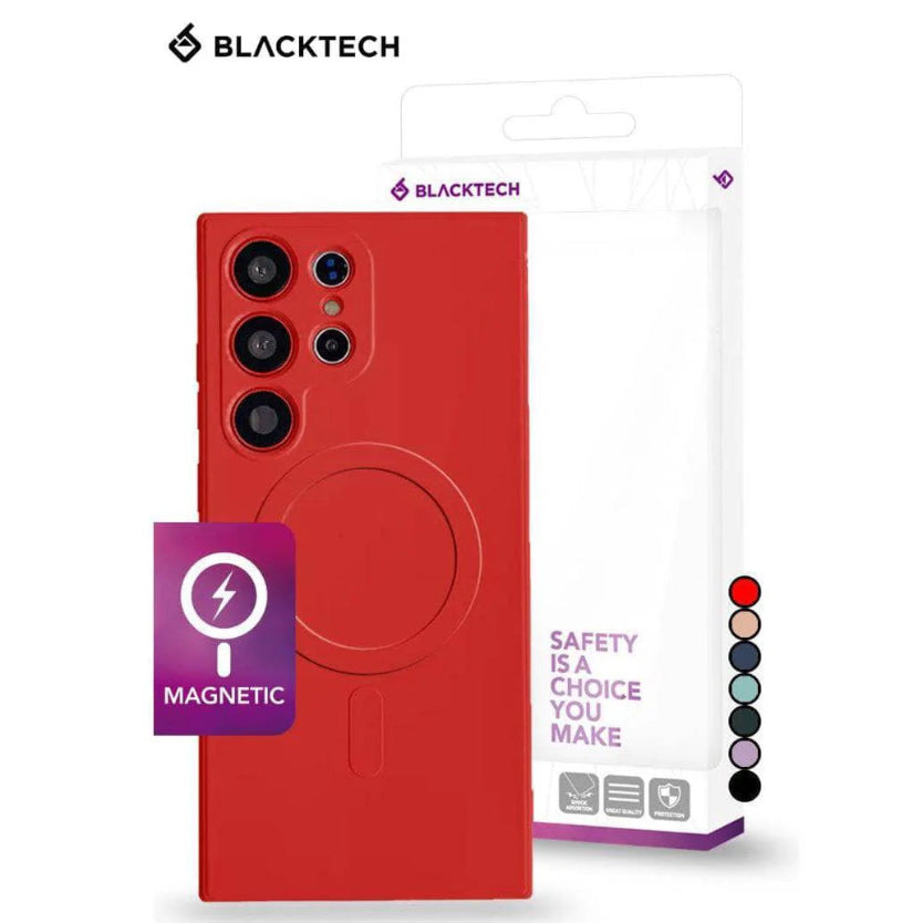 Samsung S24 Ultra red silicone case 