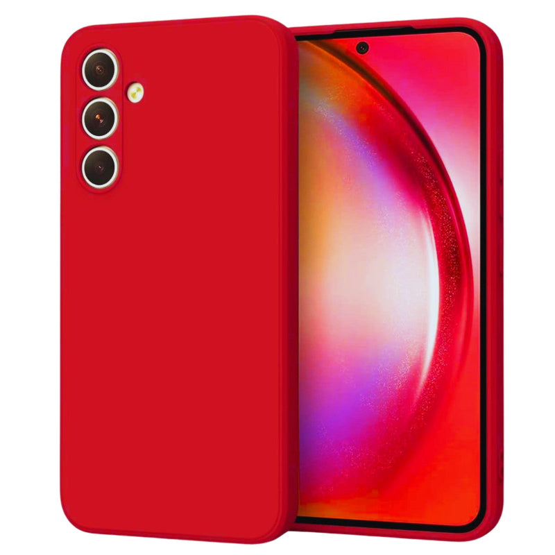 Samsung S25 FE red silicone case
