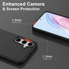 liquid silicone case with raised edges for s26 