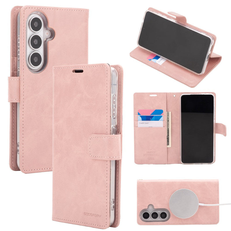 magsafe flip case for s26 rose gold