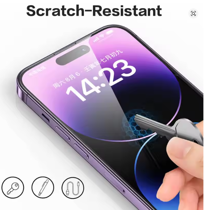 IPhone 17 Pro scratch resistant screen protector