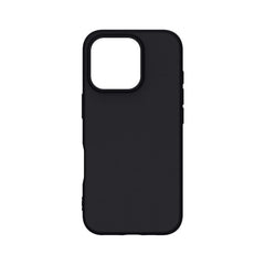 For IPhone 14 Pro Max Blacktech Silicone Case with Soft microfiber