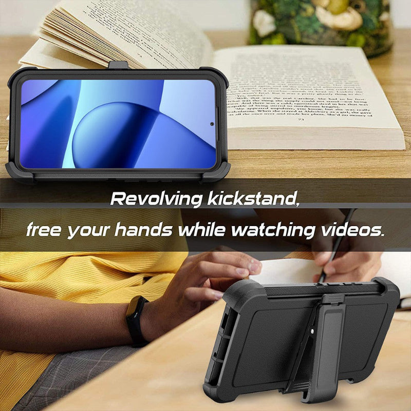 Samsung S25 heavy duty case with stand 