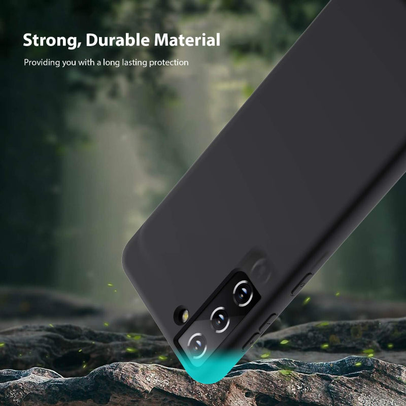 Samsung S22 plus strong case silicone case in black color